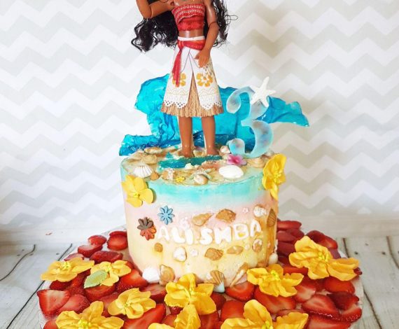 Moana Themed Cake