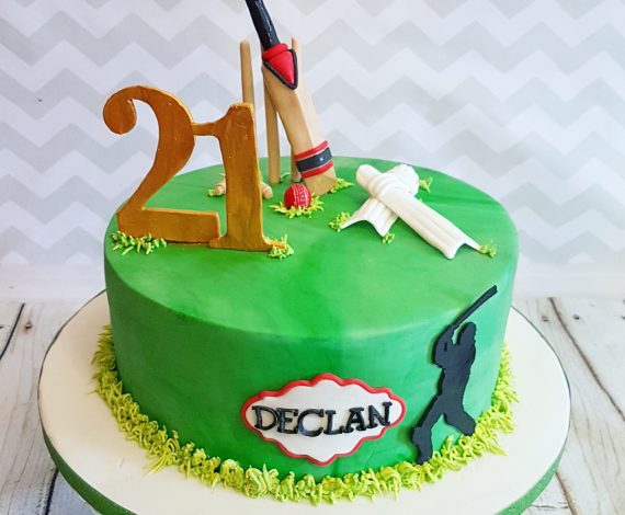 Cricket Themed Cake