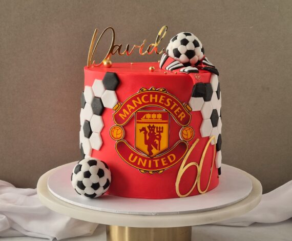 Manchester United 60th Cake