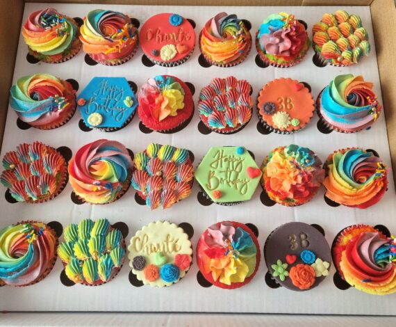 Rainbow Cupcakes